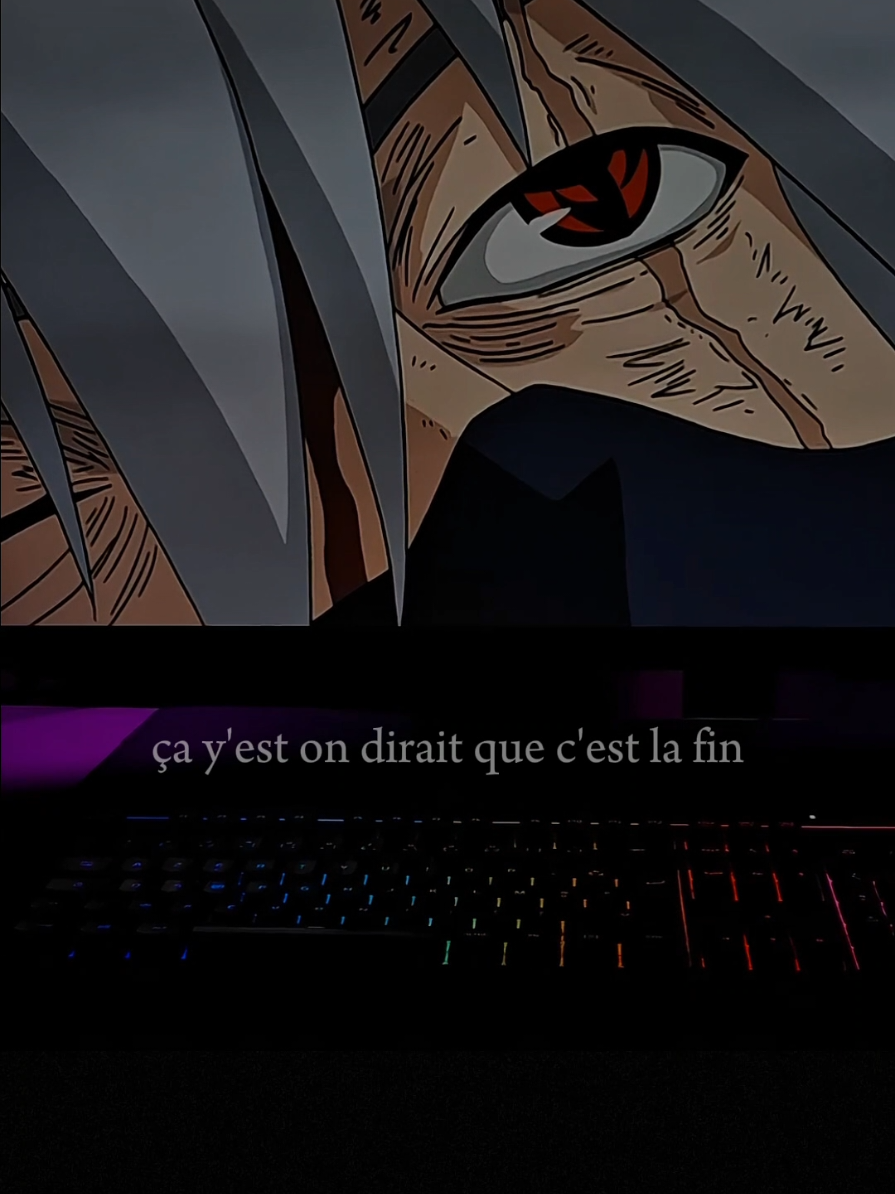 Ça y'est on dirait que c'est la fin... #anime #naruto #animeedit #sad #citation 