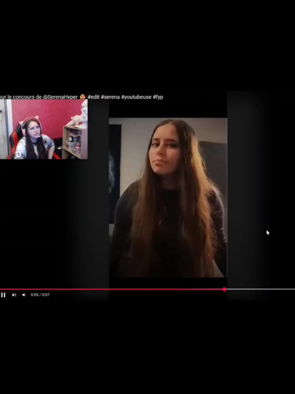 Serena réagis à mon edit 
