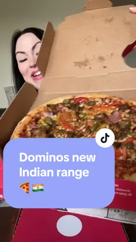 Taste Testing Dominos new Indian range 🇮🇳🍕 #fyp #pizza #tastetest #honestreview #dominospizza @Domino’s @Dominos_uki @Domino’s Pizza 