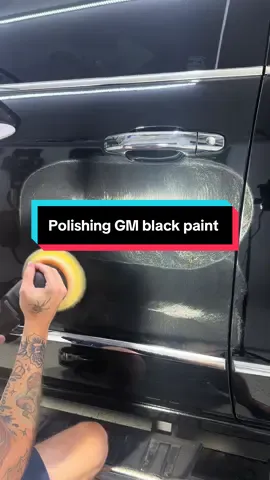 How to polish black paint. #paintcorrection #fyp #foryou #fypage #foryoupage 