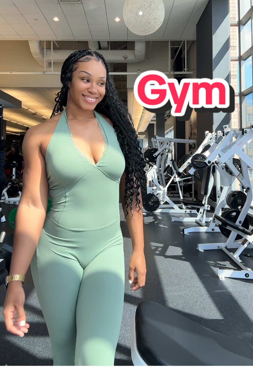 😇🫶🏼  Backless Halter Jumpsuit @NcmRyu2-US #backlessjumpsuit #backlesstop #halterjumpsuit #jumpsuits #gymoutfits 
