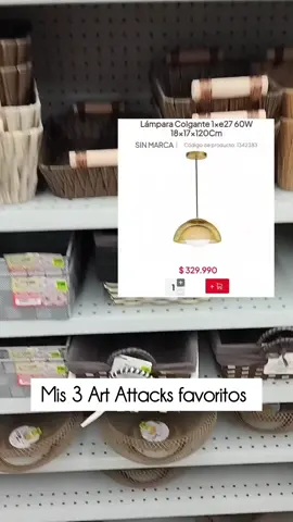 Mis 3 Art Attacks favoritos  cuál fue tu favorito?? #dollacityco #interiordesign #lampara 