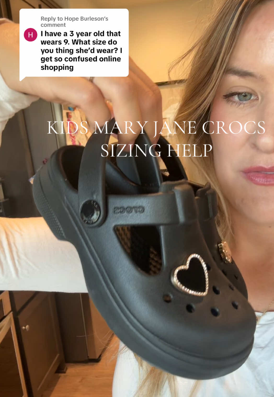 Replying to @Hope Burleson C is for child!  J is for junior. I hope this helps with crocs sizing! #crocs #kidsshoes #kidsfashion #kidscrocs #tiktokshopcreatorpicks 