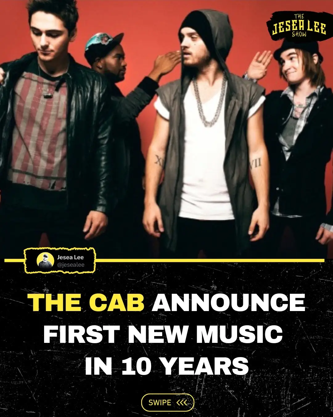 The Cab have announced their first new release in 10 years. The new EP “Road To Reign: A Prelude” will be out on September 26th. The band's been experiencing a resurgence lately thanks to their 2011 single 