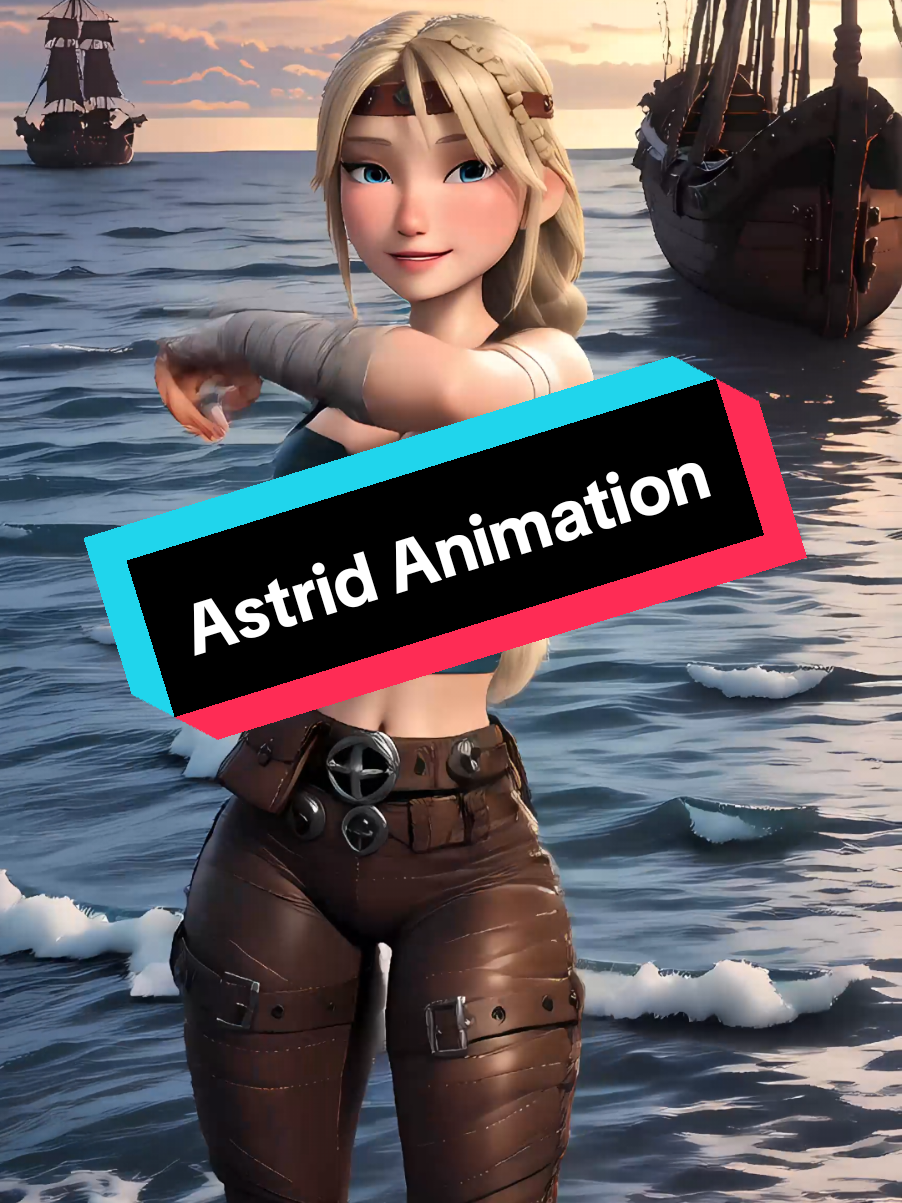 Astrid Animation #astrid #httyd #howtotrainyourdragon #animation #edit OG by @Barbarita 🩵 