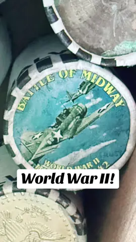 World War II Commemorative Coin #coin #silver #coinrollhunting #plane #stacking