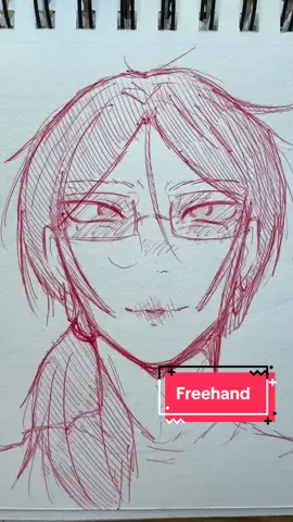 Posts are going to be inconsistent 🌝 #fypシ #sketch #anime #manga #freehand 