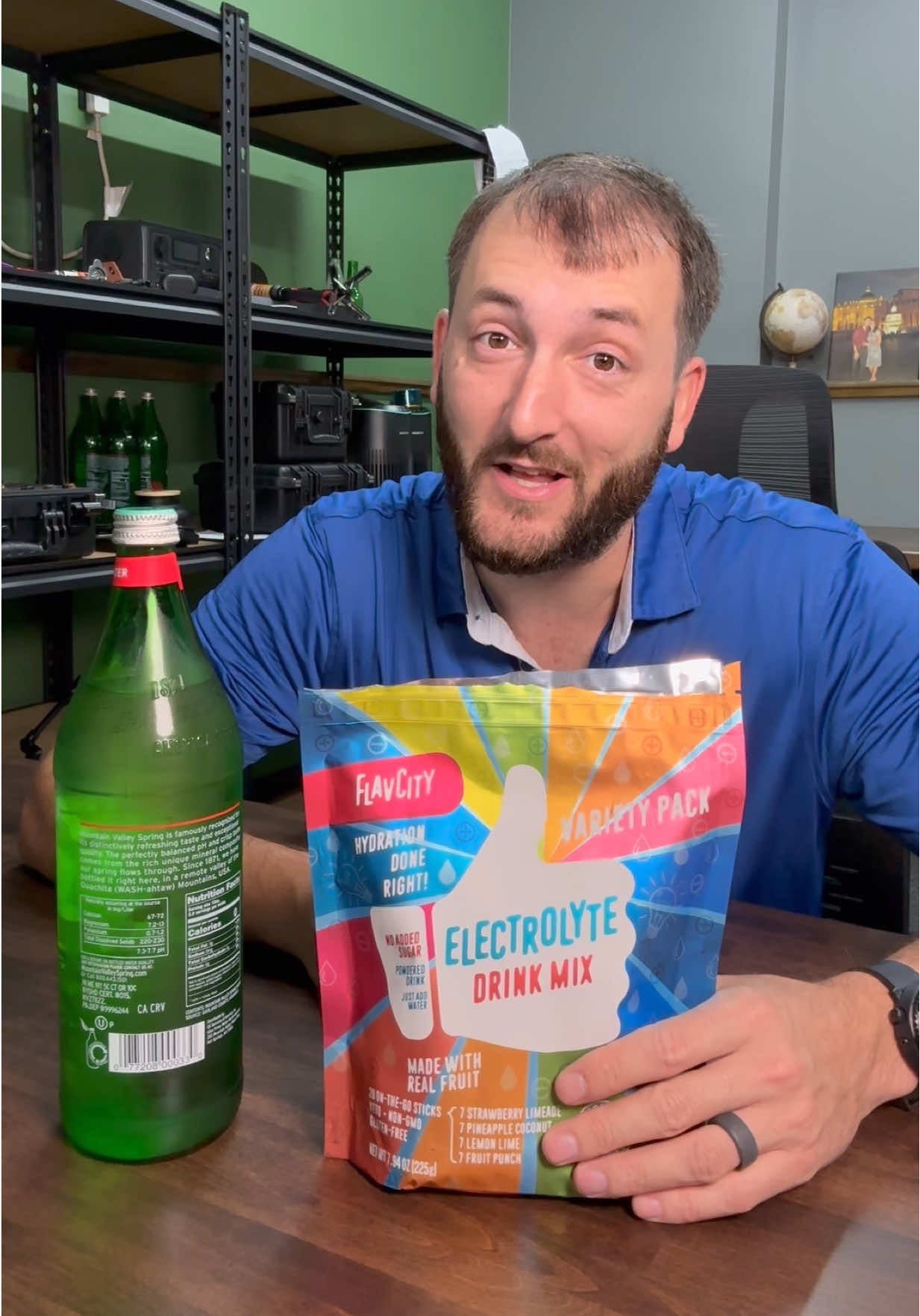 Flavcity Electrolyte Drink Mix #electrolytes #electrolytepowder #electrolytedrink #hydration 