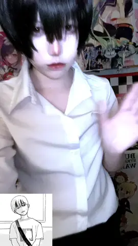 this is an old draft but whatever. doing that heart hand thing so many times fast is difficult 🥹🥹 #thesummerhikarudied #tshd #yoshikitsujinaka #cosplay #trending 