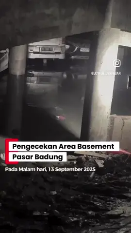 Kami pastikan para pedagang akan segera bisa berdagang kembali. Pada Sabtu pukul 23.00, kami melakukan pengecekan Area Basement Pasar Badung dan kami menemukan tim masih berjibaku bekerja. Terima kasih kepada para petugas yang terus bekerja tanpa lelah, demi pemulihan pasar dan agar aktivitas jual beli bisa berjalan lagi. 🙏 Dengan sinergi yang baik antara pemerintah, petugas, dan masyarakat, kami optimistis Denpasar akan segera pulih dan bangkit! #DenpasarPulih #BaliBangkit #TanggapDarurat #GotongRoyong