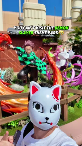 You can't visit the Demon Slayer Theme Park! Universal Studios Japan once had a full Demon Slayer theme park with the Mugen Train ride, Swordsmith Village ride, Hashira quests, Nezuko & Tanjiro popcorn buckets, and exclusive snacks. It felt like stepping into the anime, but it’s gone now… maybe it will premiere again as the Demon Slayer Infinity Castle! #anime #demonslayer #kimetsunoyaiba #otaku #tanjiro 