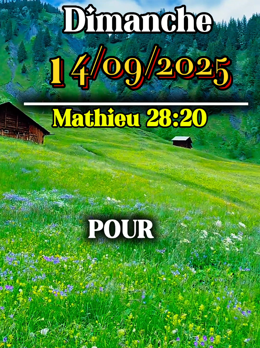 #Dieu #priere #morning #prieres #benediction  bonjour et bènèdiction segneur aujourd'hui c'est dimanche  14 septembre 2025  merci seigneur pour cet nouveau jour amen  bon dimanche à tous 