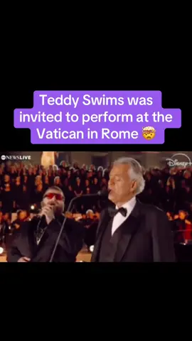 #TeddySwims got the honor to perfrom at the Vatican in Rome 🤯