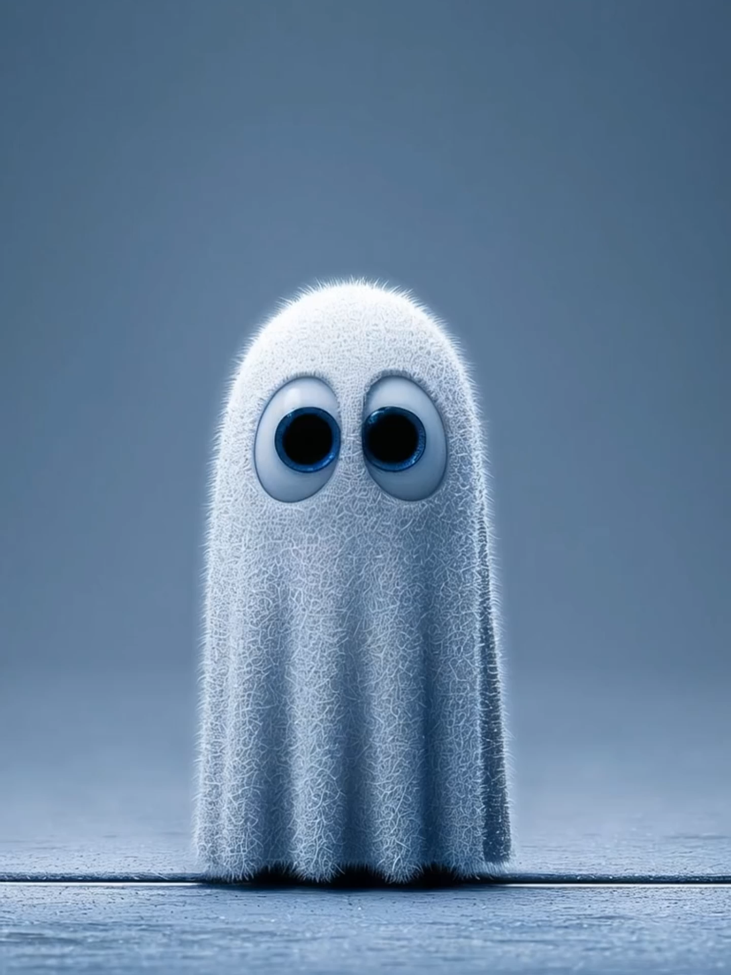 Live Wallpaper | Spooky but Adorable 🎃👻 #cuteghost #spookyseason #livewallpaper #halloweenvibes #boocrew #adorable #bigeyes #kawaii #aivideo #phonewallpaper #wallpapervideo