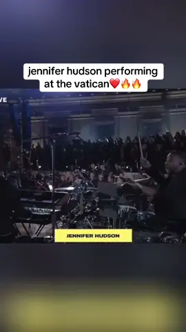 jennifer hudson took them to church ( the voices of fire) 🔥🔥❤️ #jenniferhudson #jenniferrhudsonshow #vaticanperformance #fy #abvxyz 