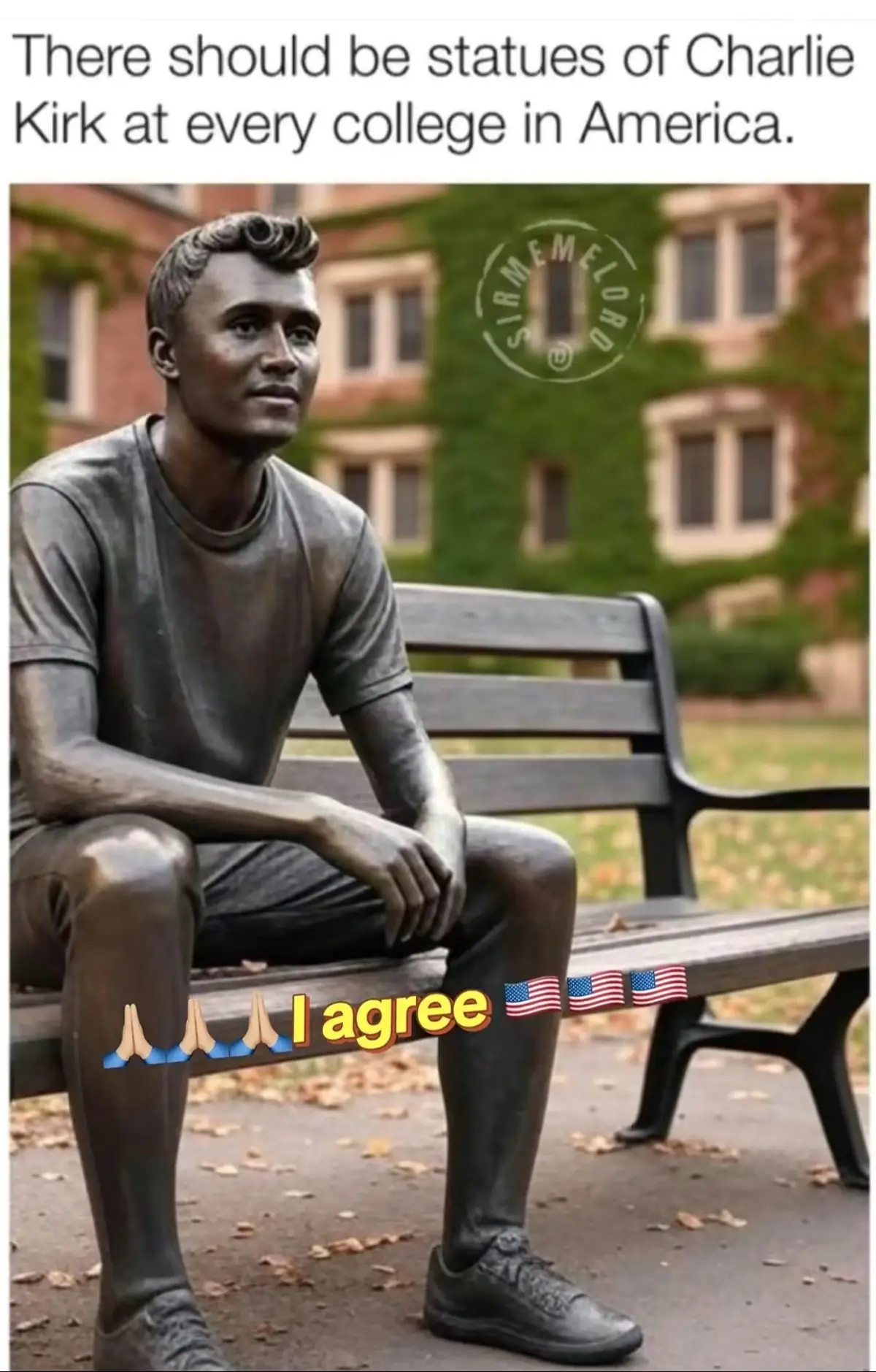 @Charlie Kirk this is woken a beast across America!  Your legacy will live on, and your family, especially your wife, and all the people’s hearts that you’ve touched over the years they will make sure they will continue your work and carry on your words thoughts and prayers through them! 