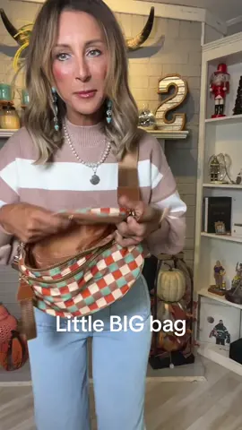 #crossbody #bag #carryall #checkered #western 