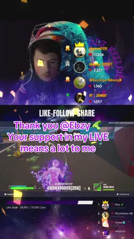 Ebzy 🥒, thank you for the incredible support in my LIVE! I will keep creating better LIVE content!@Ebzy 🥒 #tiktoklive #livehighlights #livegift #umbrellaoflove let’s go!! Thank you 🙏