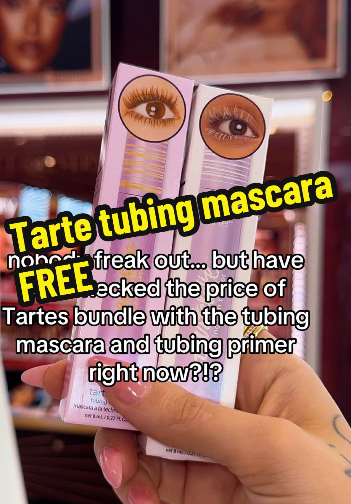 How is this possible!? 😭🙌 #tiktokmademebuyit #tubingprimer #tartetubingmascara 