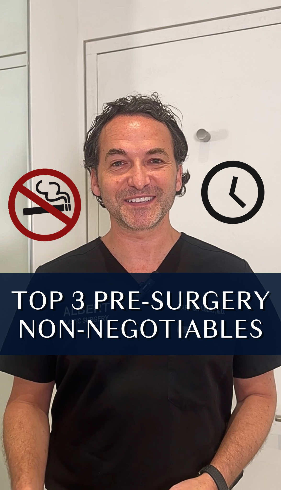 TOP 3 things you should know before going into ANY kind of surgery! 👇🏻 When it comes to patient safety, these are my non-negotiables: ▶ Exceed 5 hours for any surgery: Longer surgeries = higher risk of infection and wound complications. ▶ Operate on patients actively smoking or using nicotine. Nicotine restricts blood flow, which is essential for healing. Smoking or vaping increases the chance of wound breakdown, infections, and poor scarring. That’s why patients are asked to stop all nicotine products for at least 6 weeks before surgery. ▶ Operate on patients currently taking blood thinners. Blood thinners interfere with clotting, which means even a small amount of bleeding during or after surgery can become dangerous. The risk of hematomas, excessive bleeding, and delayed healing outweighs any potential benefits of proceeding with surgery. Ready to turn back time on your face under local? Consult with us for free today! 📞 (212)-203-8623 💻 www.albertplasticsurgery.com 📍 950 Park Avenue, New York, NY  #facelift #rhinoplasty #nosejob #nyc #plasticsurgery       
