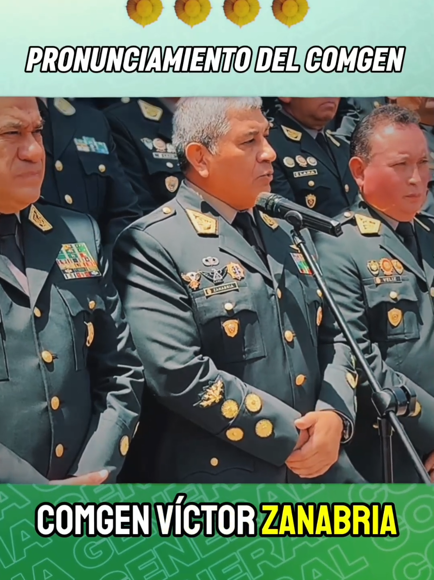 El comandante general de la PNP Víctor Zanabria Angulo dio detalles sobre la medida judicial que lo separa del cargo. #PNP #pnpperu #policia #policianacional #perú 