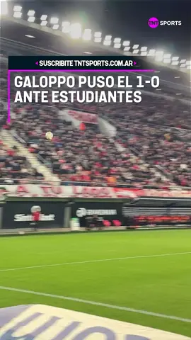 ⚽ A los 6 minutos Giuliano Galoppo abrió el marcador en ESTUDIANTES - RIVER.