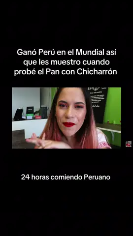 Así probé el Pan con Chicharrón 🤍 felicidades Perú ✨ #mundialdedesayunos🇻🇪🇵🇪 #ibai 
