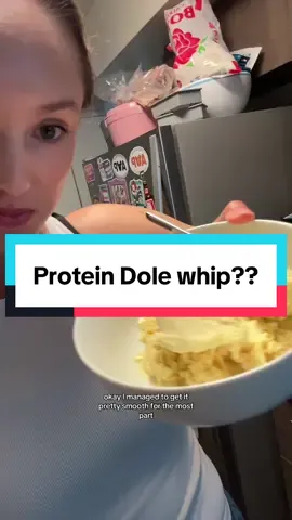 Replying to @Andrew it’s back in stock and ima need you to RUN bc it’s my all-time fav 🍍💛 #beamazing #dolewhip #proteinpowder #shesback #foryou 
