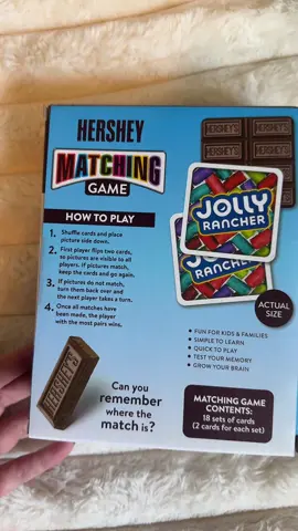 How fun is this Hershey candy matching game?! #matchinggame #memory #candy #candytok #hershey 