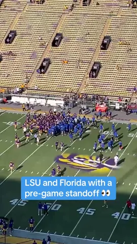 we’ve got some drama before the game even begins (🎥: Wilson Alexander / X) #CollegeFootball #lsufootball #floridafootball 