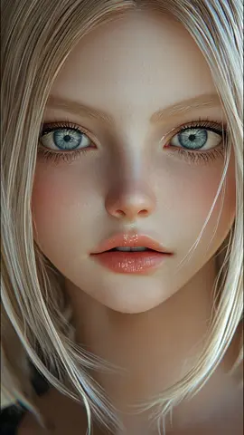 キラキラ光るリップが最高にセクシー#ドラゴンボール #リアル #18号 #ai 