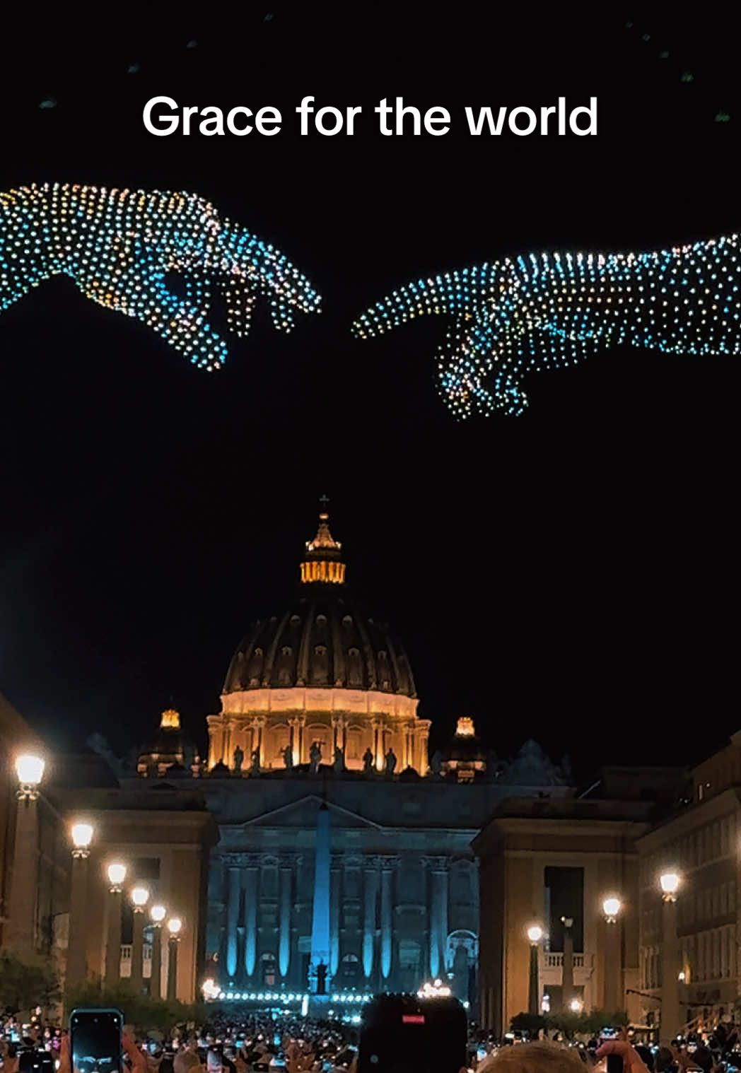 #droneshow #rome #pope #fyp 