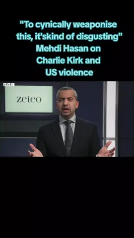 Mehdi Hasan, Zeteo's Editor-in-Chief, speaks to Newsnight about the fatal shooting of Charlie Kirk and the political violence present in the USA.#politics ​ #uspolitics ​ #US ​ #USA ​ #foryoupage❤️❤️ 