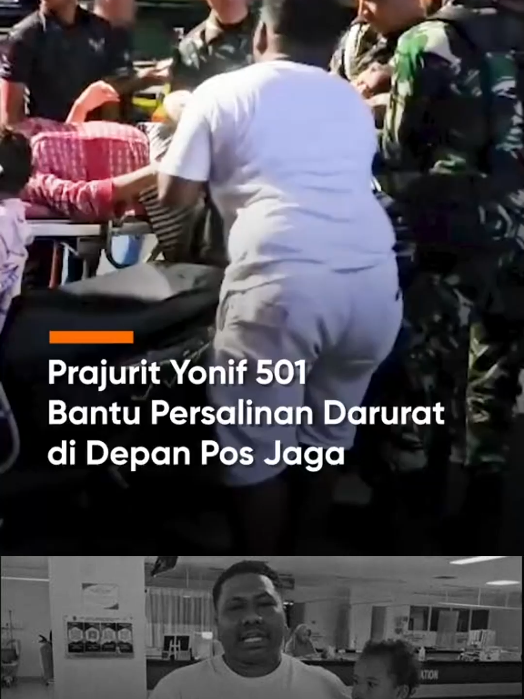 Prajurit Yonif 501 Bantu Persalinan Darurat di Depan Pos Jaga #TNIAD #TNIADBerjuangBersamaRakyat #TNIADBekerjaDenganHati #TNIADdihatiRakyat #TNIADPrima #puspentni #dispenad #mabesad #mabestni