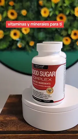 vitaminas y minerales blood sugar compkez#blood sugar complex#vitaminas 
