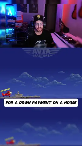 for a down payment on a house #house #aviamasters #plane 