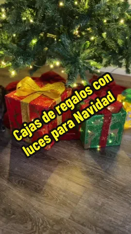#cajasderegalo #lucesnavideñas #chritsmasdecor #decoracionesnavideñas #tiktokshopblackfridaysale 