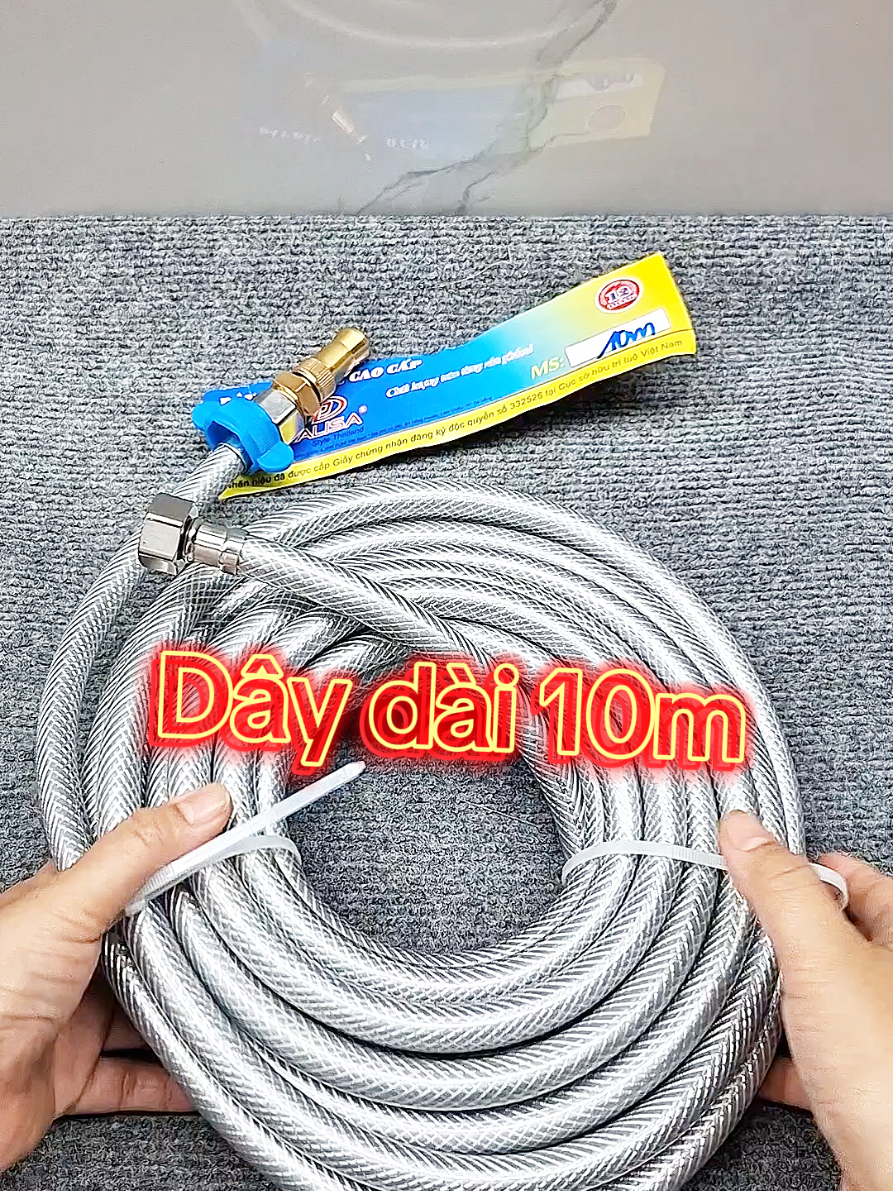 Bộ vòi xịt rửa xe tưới cây xịt tăng áp với 3 chế độ nước #ngadogiadung #voituoicay #voixittangap #voiruaxe #xh 