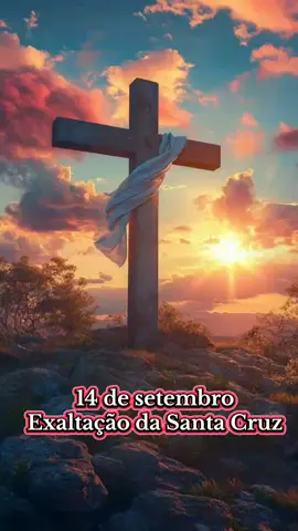 14 de setembro - Exaltação da Santa Cruz. 🙏 #cruz #exaltacaodasantacruz #catolicos #14desetembro #igrejacatolica 