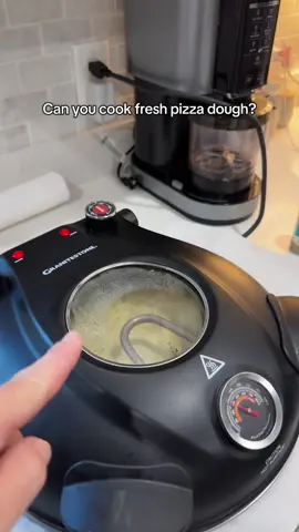 Yes, this is definitely an option if you’d like to do your own pizza dough. We’re actually using sourdough pizza dough.  We don't make pizza any other way!! - Professional Pizza Quality: Achieve pizzeria-style results with built-in temperature control and a heating capability - Compact and Countertop-Friendly: Designed to easily fit on your countertop with stability provided by suction cups - Natural Stone Baking: Features a natural ceramic stone that evenly distributes heat for a crispy crust - Adjustable Heat Control: Dual heating zones with a built-in thermometer to monitor and control temperature for perfect baking - Easy Cleaning: Includes a removable ceramic stone for hassle-free cleaning ##pizzaoven##pizzamaking##gameday##granitestone##tiktokshopcreatorpicks@@Granitestone