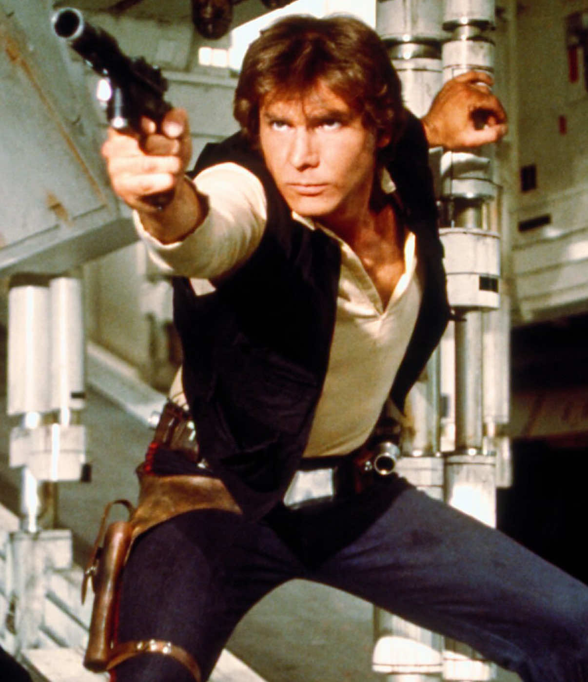 Bro saw the most feared man in the galaxy and didn’t hesitate 😭|| #hansolo #darthvader #princessleia #starwars #edit 