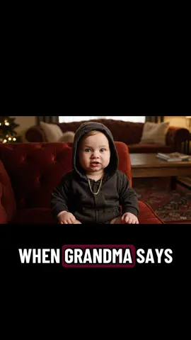Baby thug respect grandmas 😂😂#trending #fyp #grandma #viral #ai 