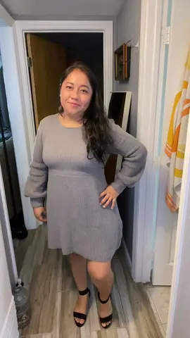 Vestido tipo suérer para mujer para otoño e invierno, Prenda de punto para mujer para uso diario #knits #knitteddress #knitwear 