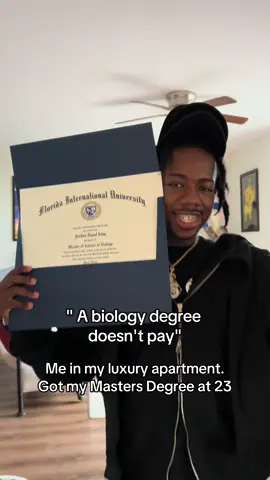 I used to think the same thing. I did research in the Everglades for two years during grad school. Now I'm an environmental scientist. There are so many different avenues you can take in biology. Moral of the story, don't listen to people. #biologist #biologymajor #luxuryapartments #mastersdegree #stem