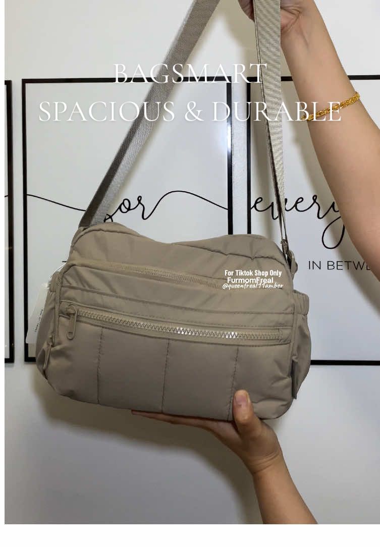 Replying to @botawanmacaantals Matibay at kahit maliit ang daming Kasya sa Small Crossbody Bag for Women  / Bagsmart Sling Bag #bagsmart #crossbodyforwomen #smallbag 