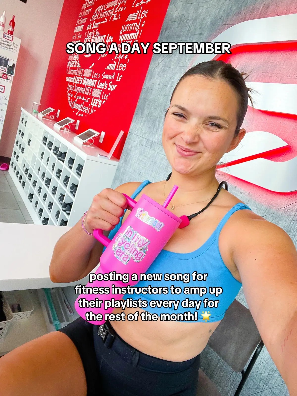 Sharing my FAVORITE class finisher at the moment!! Follow me if you’re a fitness instructor who needs their playlists inspired this month—I’m posting a new fitness bop every day for the rest of September! 💕 #fitnessinstructor #groupfitness #workoutmusic 