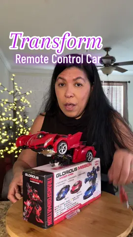 Carro control remoto transformer! Un regalo especial para tus nenes. #transformer #car #christmasgift #tiktokshop