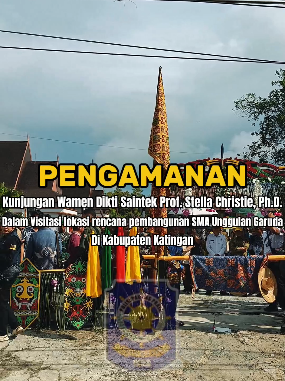 Dalam rangka menjaga Ketentraman dan Ketertiban Umum, Satuan Polisi Pamong Praja dan Pemadam Kebakaran Kabupaten Katingan melaksanakan Pengamanan dalam kunjungan Wakil Menteri Pendidikan Tinggi, Sains dan Teknologi Republik Indonesia dalam Visitasi SMA Unggulan Garuda bertempat di Komplek Perkantoran Pemerintah Daerah Kabupaten Katingan pada Jumat (12/09/2025). 