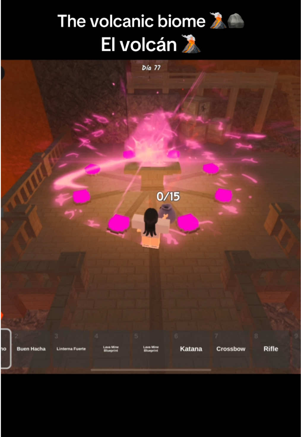 The volcanic biome [🌋] El volcán (No se tiren porque mu4ren 😭😭💔) #99nochesenelbosque #zxycba #roblox #thevolcanibiome #paratii 