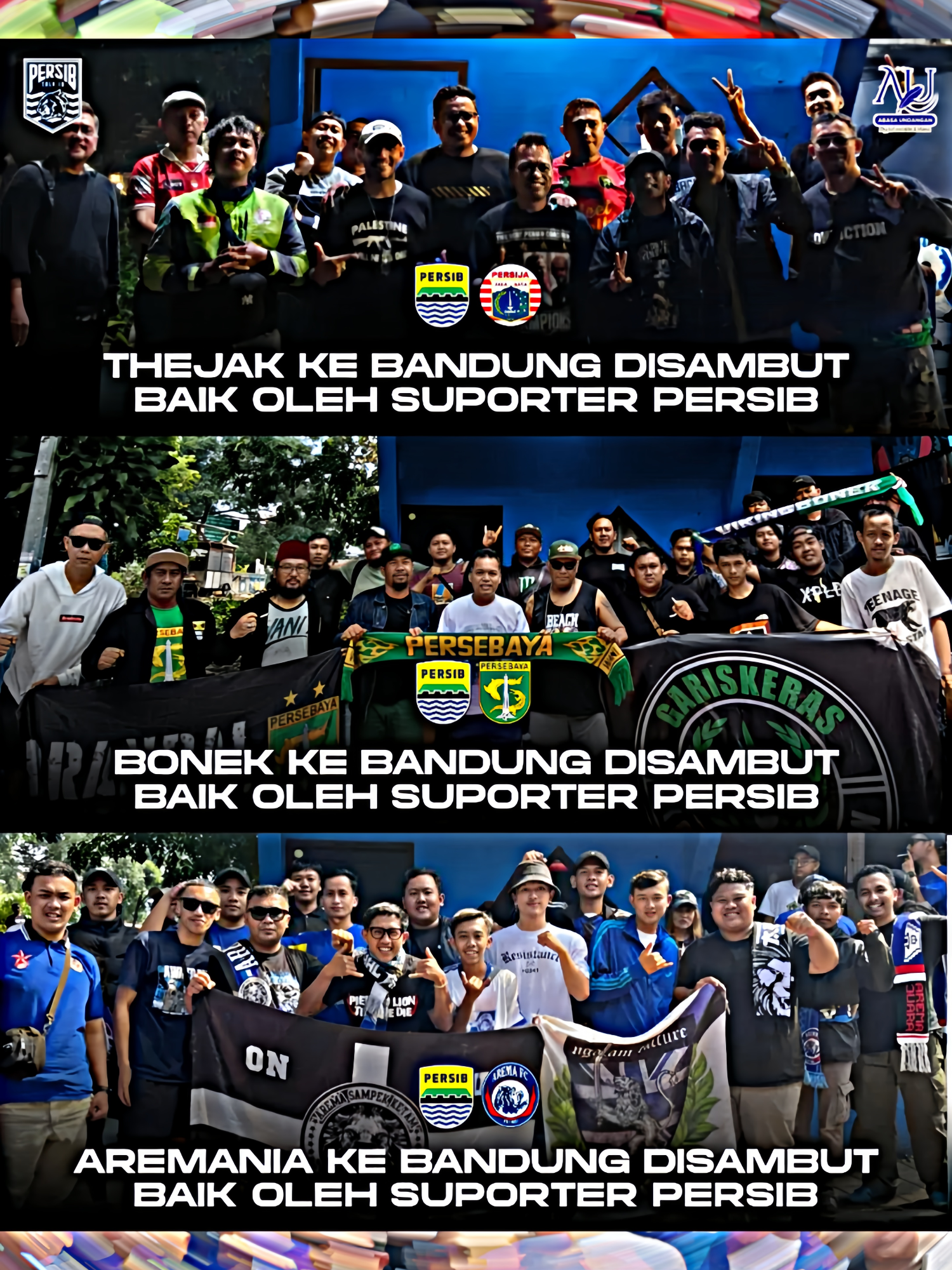 supporter yang selalu dihina, dikatain, dirasisin tapi merangkul 🔥  #persibbandung #persibday #bobotohpersib #vikingpersibclub ##bandunglautanapi